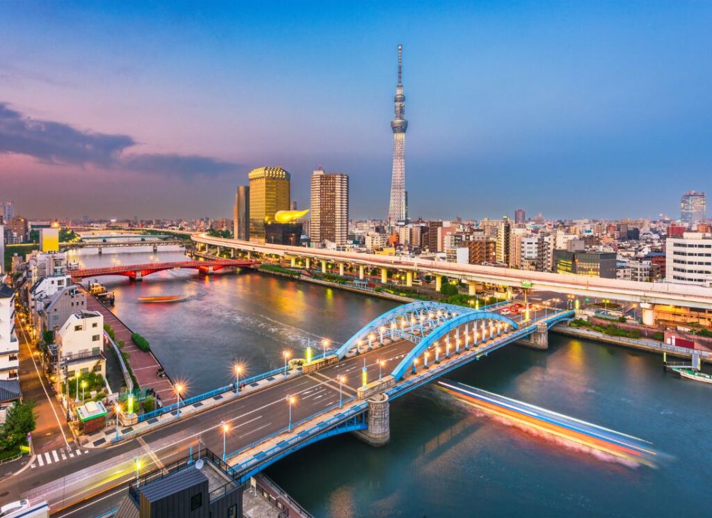 Asahi Building and Tokyo Skytree
