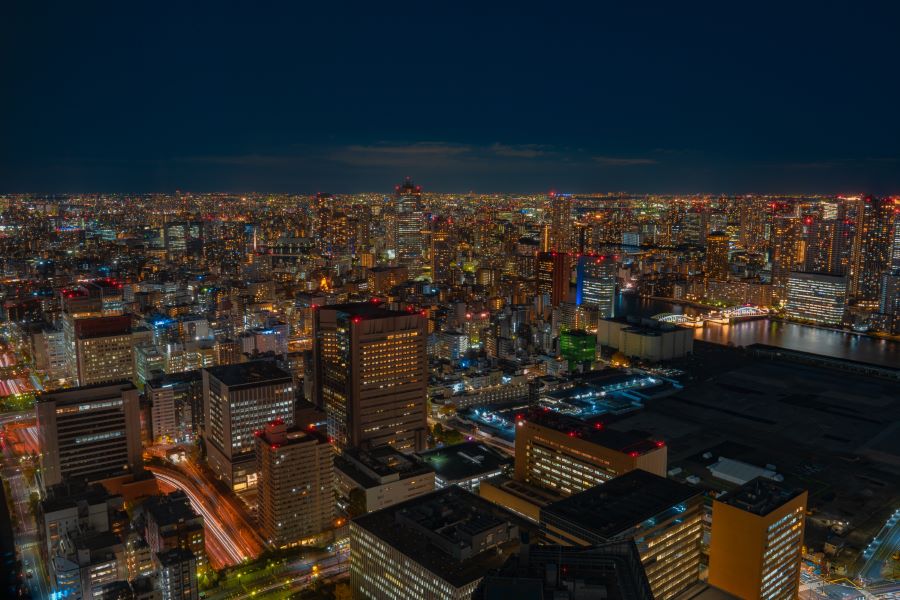 Caretta Shiodome Observation deck Tokyo
