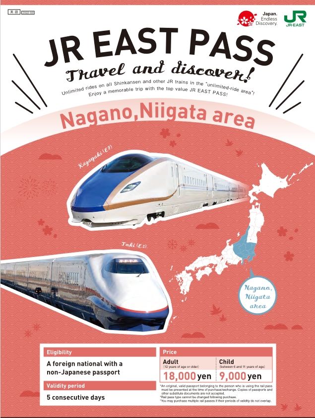 JR East Pass Nagano Niigata