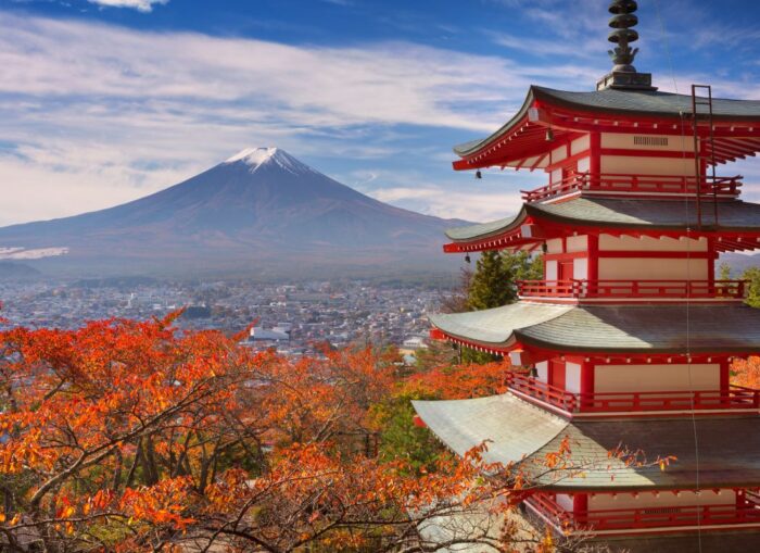 Chureito Pagoda Fuji View