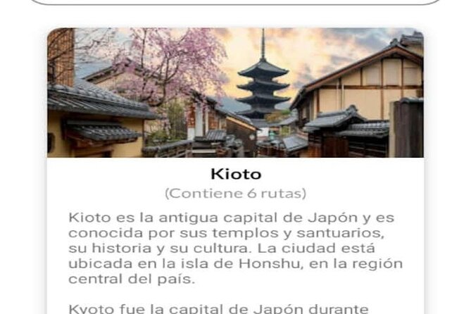 Audio Guide App Japan Tokyo Kyoto Takayama Kanazawa Nikko and Others - Pricing and Duration