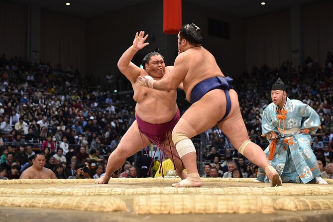 Tokyo Grand Sumo Tournament and Chanko-Nabe With Lunch - History of Sumo Wrestling