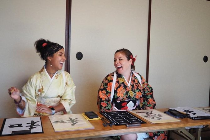 An Amazing Set Of Cultural Experience Kimono Tea Ceremony And Calligraphy Quick Takeaways