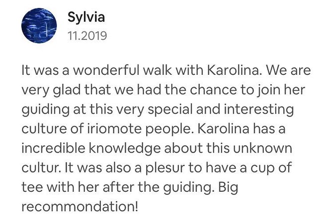 Half-Day Walking Tour to Indigenous Iriomote Village 2024 - Iriomote-jima - Tour Overview