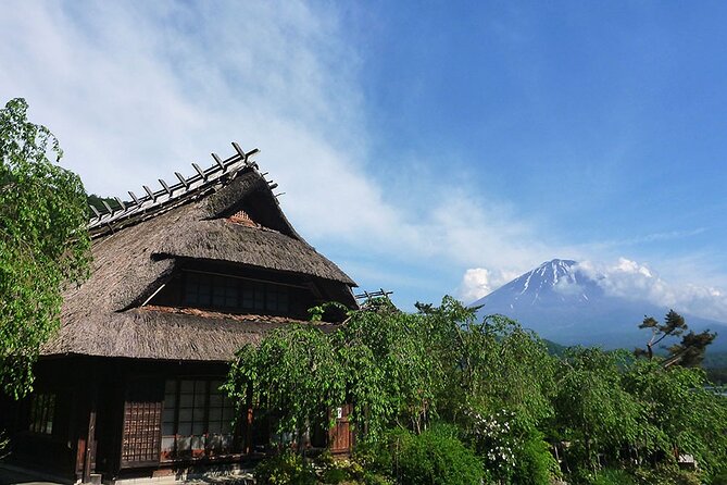 Mt Fuji Japanese Crafts Village and Lakeside Bike Tour - Inclusions and Meeting Point