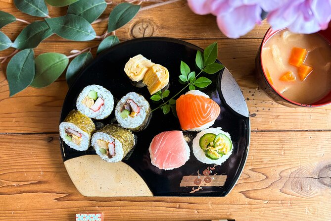 Create Your Own Party Sushi Platter in Tokyo - Elevate Your Sushi Platter With Beautiful Garnishes