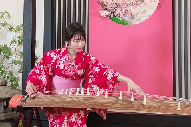Koto Is a Traditional Japanese Instrument. - Background