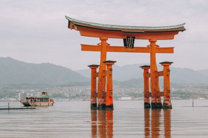 Itsukushima Torii At Miyajima Island
