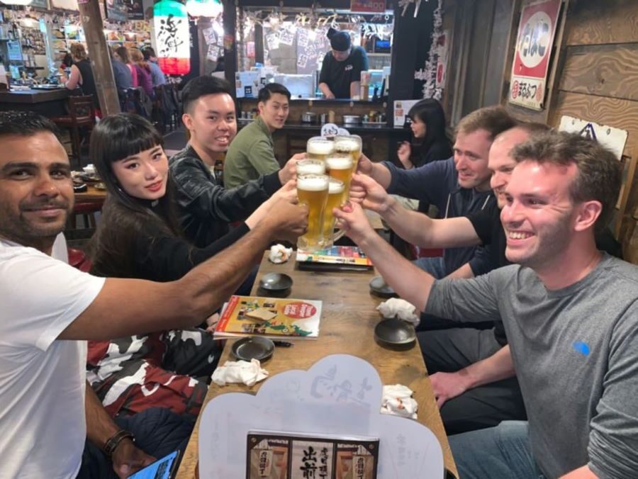Osaka Bar Hopping Night Walking Tour In Namba
