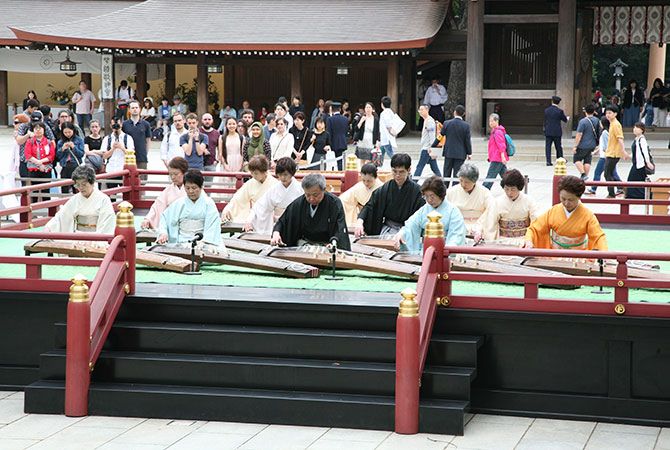 Photo Credit Meiji Jingu Grand Spring Festival