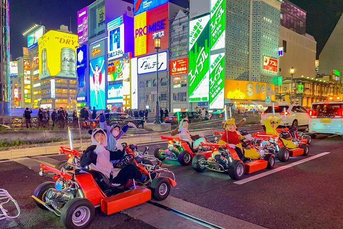 Street Osaka Gokart Tour With Funny Costume Rental