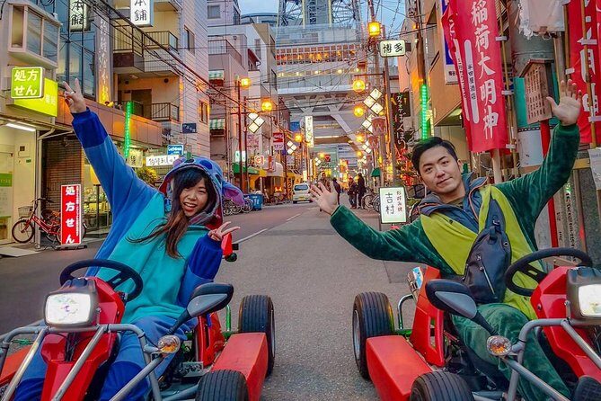 Street Osaka Gokart Tour With Funny Costume Rental