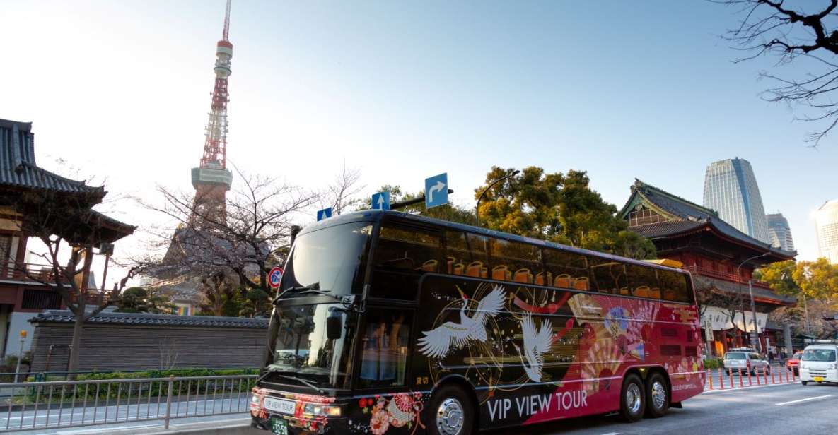 Tokyo: Open Top Sightseeing Bus With Audio Guide - Highlights