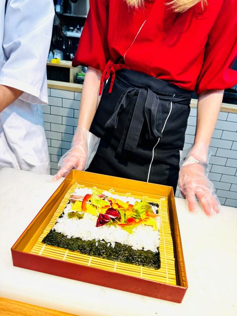 Nigiri-Zushi Making and Soy Sauce Squeezing - Dressing up as a Real Sushi Chef