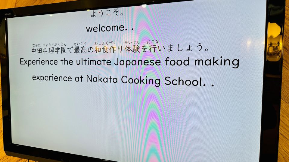 Experience Participating in a Cooking Class for Japanese - Inclusions